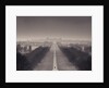 England, Berkshire, Aerial view of two people walking on long path with windsor castle in background by Assaf Frank